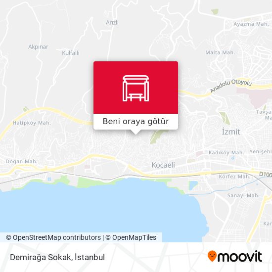 Demirağa Sokak harita