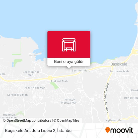 Başiskele Anadolu Lisesi 2 harita