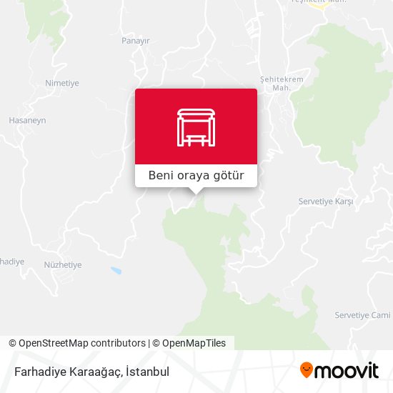 Farhadiye  Karaağaç harita