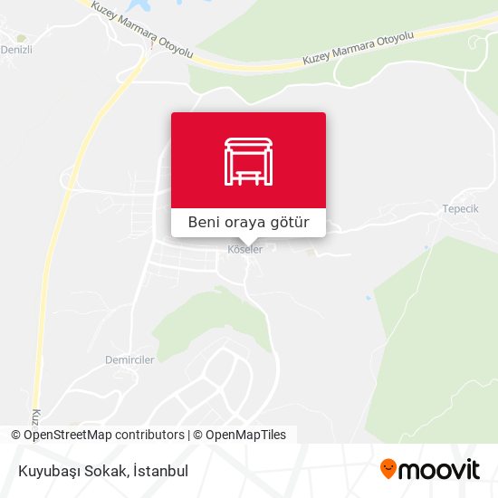 Kuyubaşı Sokak harita