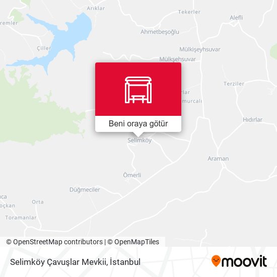Selimköy Çavuşlar Mevkii harita