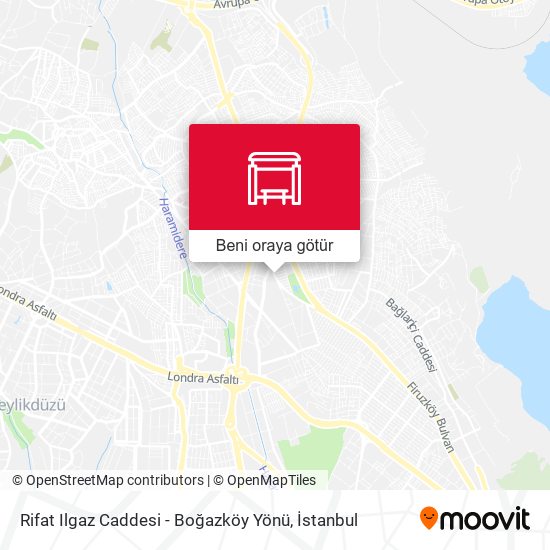 Rifat Ilgaz Caddesi - Boğazköy Yönü harita