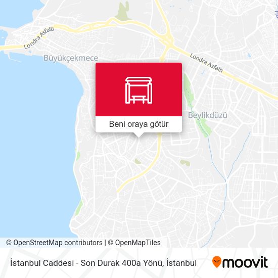 İstanbul Caddesi - Son Durak 400a Yönü harita