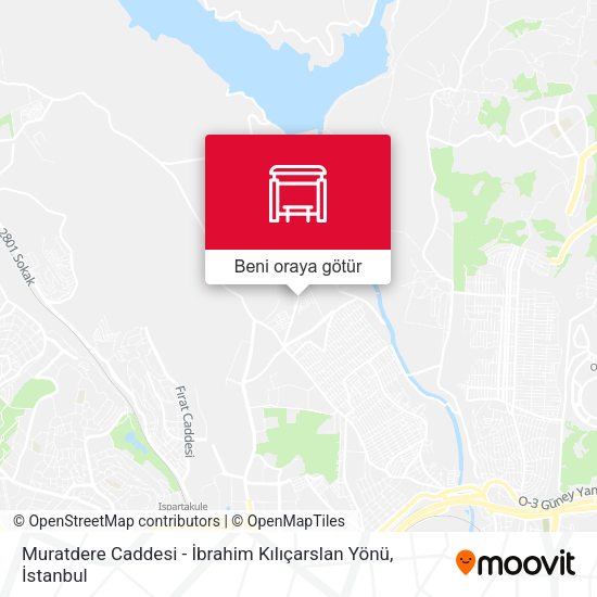 Muratdere Caddesi - İbrahim Kılıçarslan Yönü harita
