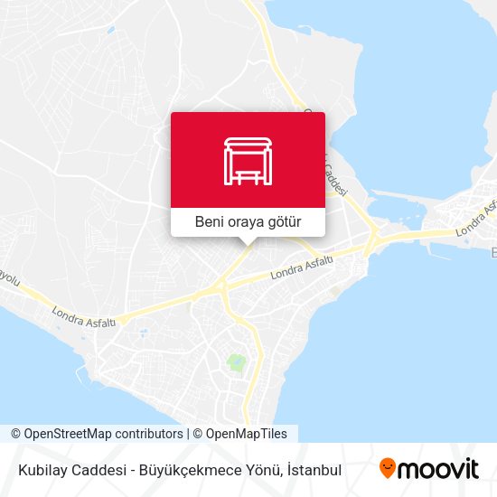 Kubilay Caddesi - Büyükçekmece Yönü harita