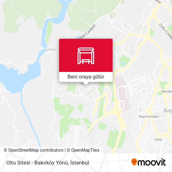 Oltu Sitesi - Bakırköy Yönü harita