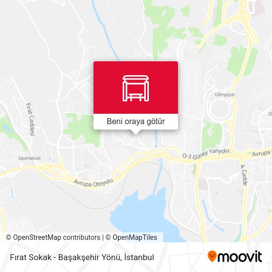Fırat Sokak - Başakşehir Yönü harita