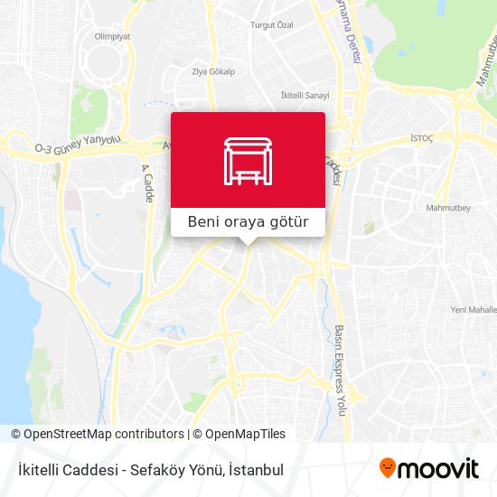 İkitelli Caddesi - Sefaköy Yönü harita