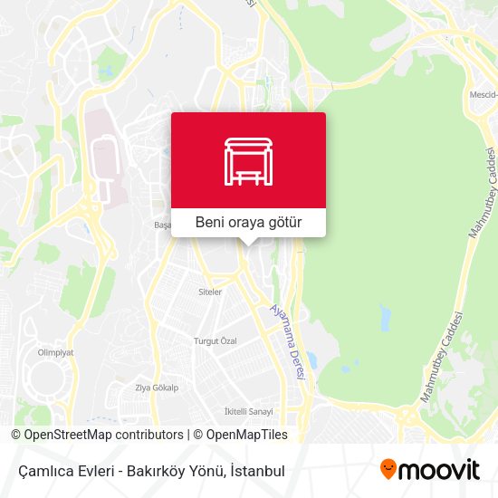 Çamlıca Evleri - Bakırköy Yönü harita