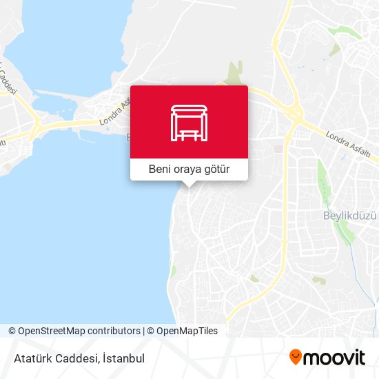 Atatürk Caddesi harita