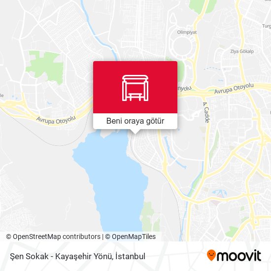 Şen Sokak - Kayaşehir Yönü harita