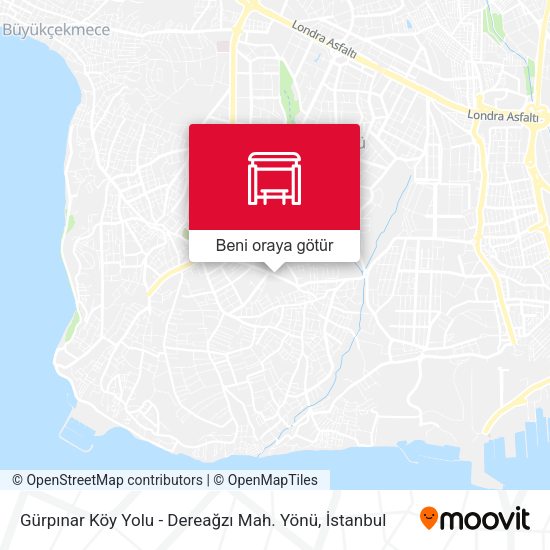Gürpınar Köy Yolu - Dereağzı Mah. Yönü harita