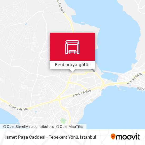 İsmet Paşa Caddesi - Tepekent Yönü harita