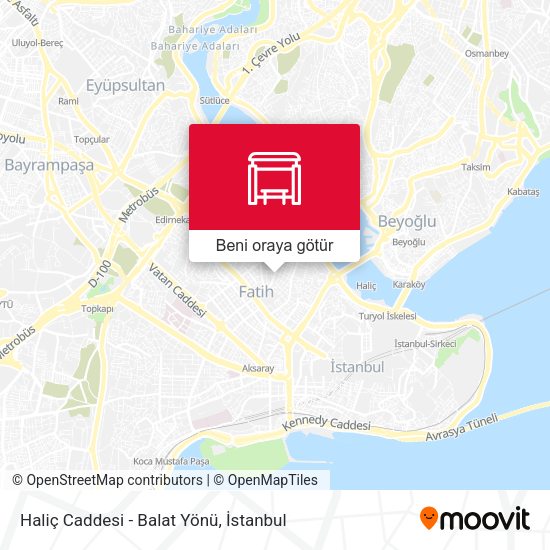 Haliç Caddesi - Balat Yönü harita