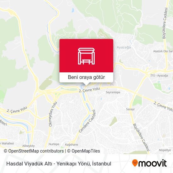 Hasdal Viyadük Altı - Yenikapı Yönü harita