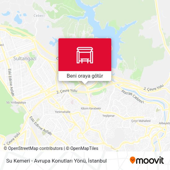 Su Kemeri - Avrupa Konutları Yönü harita