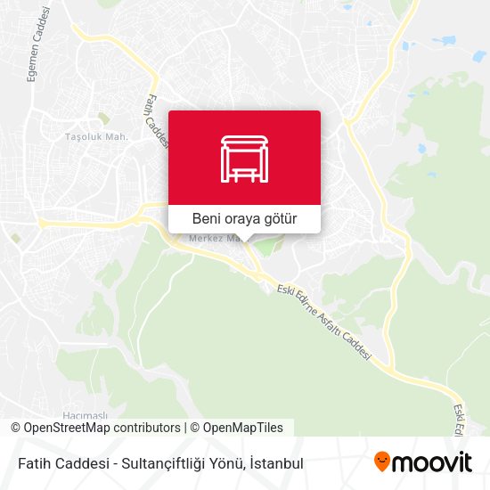 Fatih Caddesi - Sultançiftliği Yönü harita