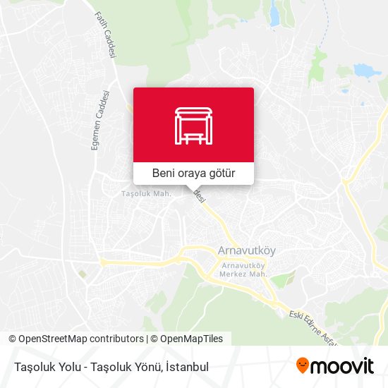 Taşoluk Yolu - Taşoluk Yönü harita