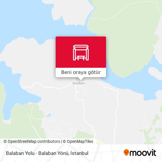 Balaban Yolu - Balaban Yönü harita