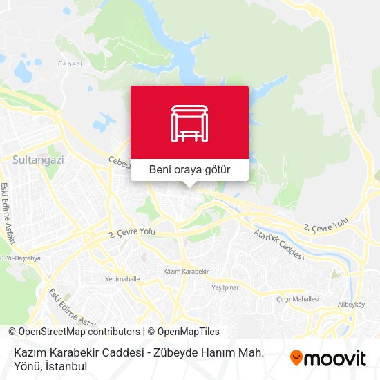 Kazım Karabekir Caddesi - Zübeyde Hanım Mah. Yönü harita
