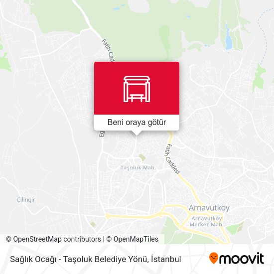 Sağlık Ocağı - Taşoluk Belediye Yönü harita