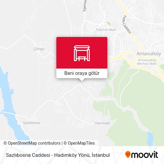 Sazlıbosna Caddesi - Hadımköy Yönü harita