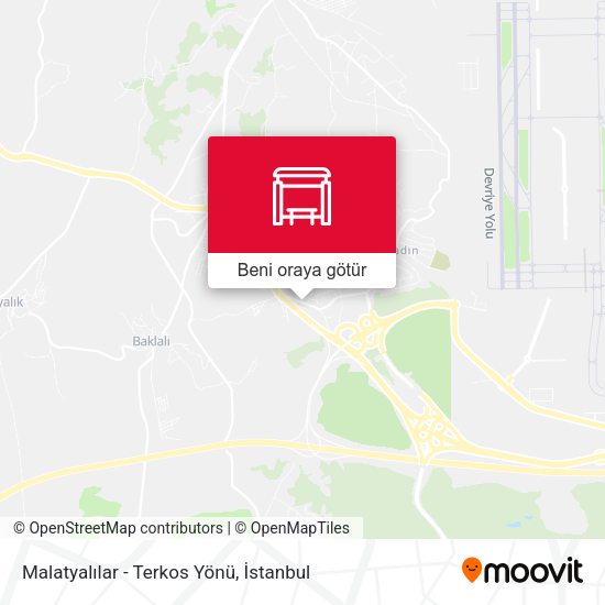 Malatyalılar - Terkos Yönü harita
