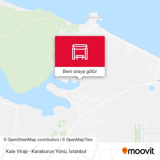 Kale Virajı - Karaburun Yönü harita
