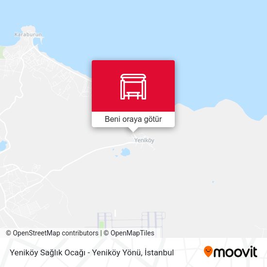 Yeniköy Sağlık Ocağı - Yeniköy Yönü harita