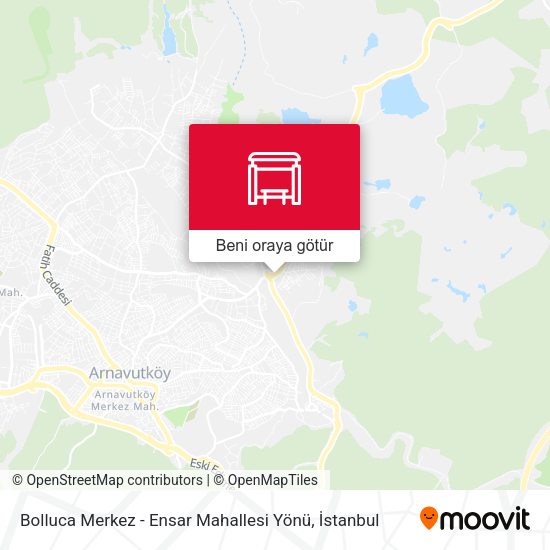 Bolluca Merkez - Ensar Mahallesi Yönü harita