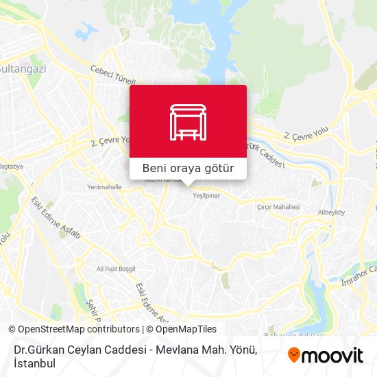 Dr.Gürkan Ceylan Caddesi - Mevlana Mah. Yönü harita