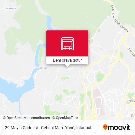 29 Mayıs Caddesi - Cebeci Mah. Yönü harita
