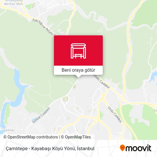 Çamlıtepe - Kayabaşı Köyü Yönü harita