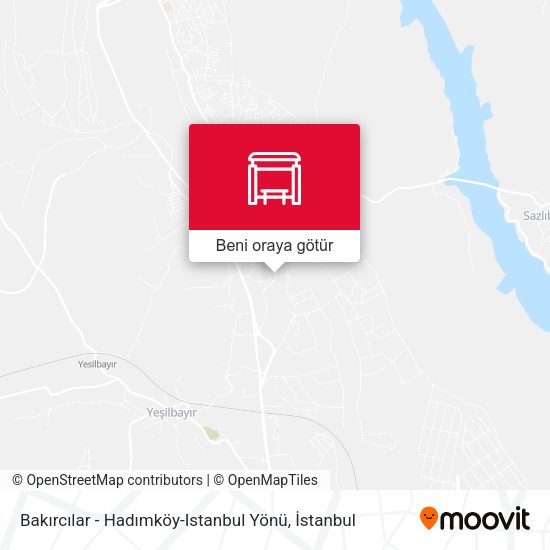 Bakırcılar - Hadımköy-Istanbul Yönü harita