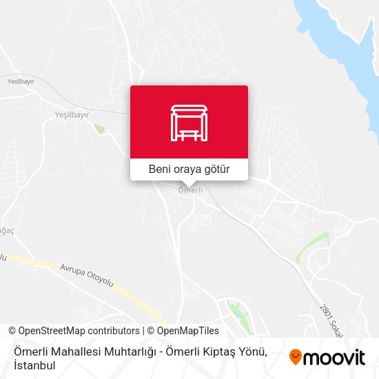 Ömerli Mahallesi Muhtarlığı - Ömerli Kiptaş Yönü harita