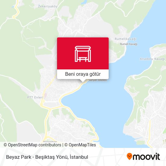 Beyaz Park - Beşiktaş Yönü harita