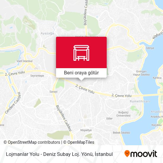 Lojmanlar Yolu - Deniz Subay Loj. Yönü harita