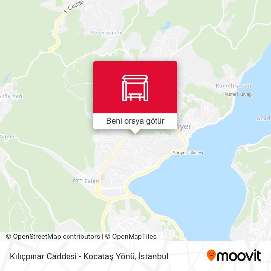 Kılıçpınar Caddesi - Kocataş Yönü harita
