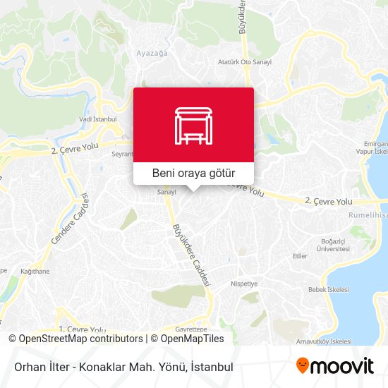 Orhan İlter - Konaklar Mah. Yönü harita