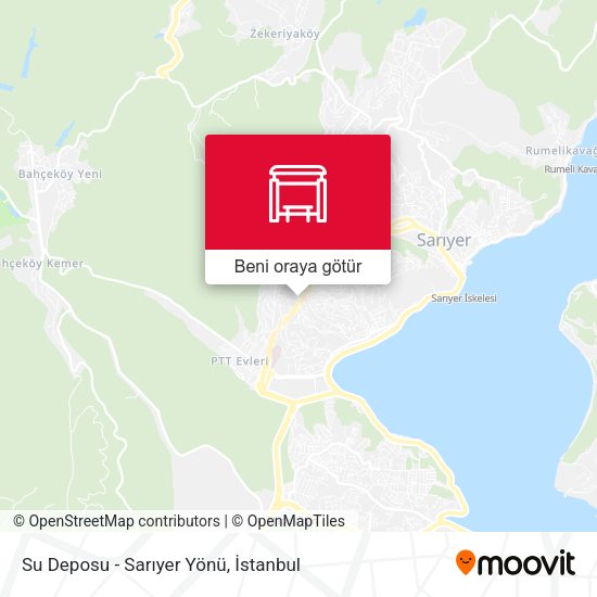 Su Deposu - Sarıyer Yönü harita