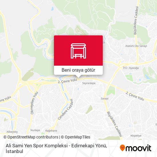 Ali Sami Yen Spor Kompleksi - Edirnekapi Yönü harita