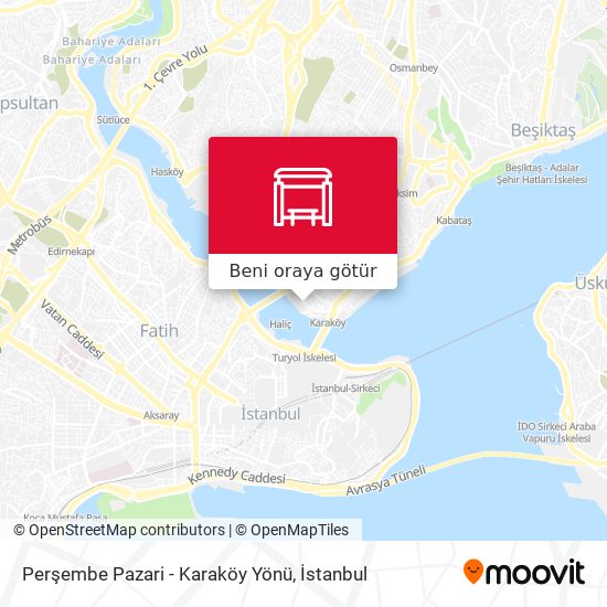 Perşembe Pazari - Karaköy Yönü harita