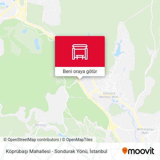 Köprübaşı Mahallesi - Sondurak Yönü harita