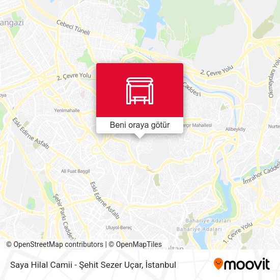 Saya Hilal Camii - Şehit Sezer Uçar harita