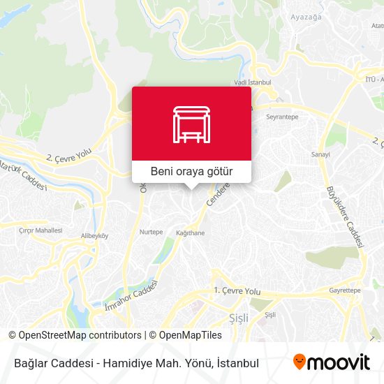 Bağlar Caddesi - Hamidiye Mah. Yönü harita