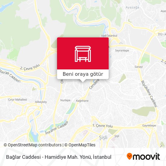 Bağlar Caddesi - Hamidiye Mah. Yönü harita