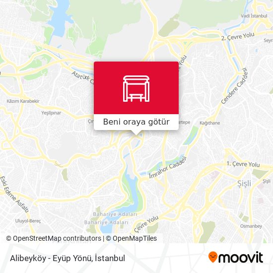 Alibeyköy  - Eyüp Yönü harita