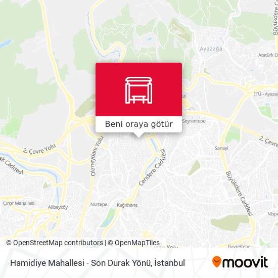 Hamidiye Mahallesi - Son Durak Yönü harita