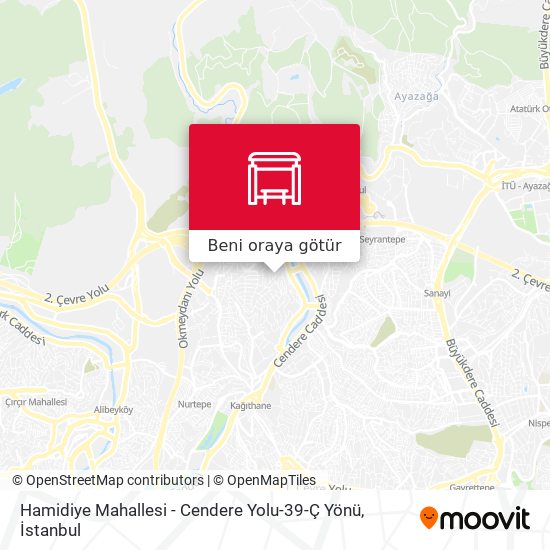Hamidiye Mahallesi - Cendere Yolu-39-Ç Yönü harita