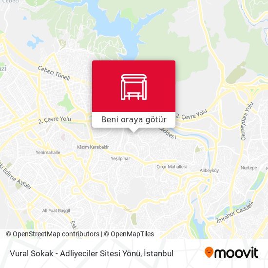 Vural Sokak - Adliyeciler Sitesi Yönü harita